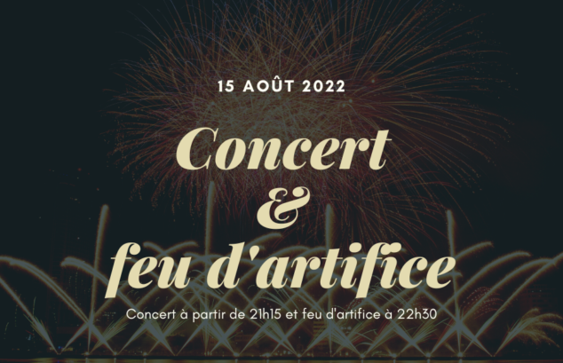 Feu d’artifice du 15 août 2022