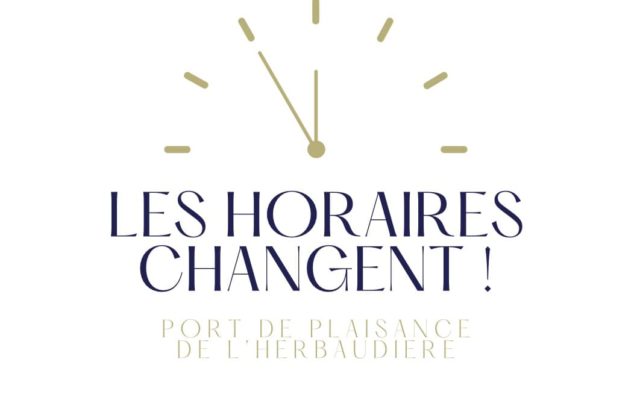 Mise à jour des horaires